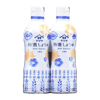 ヤマサ特選醤油 600ml X 2本