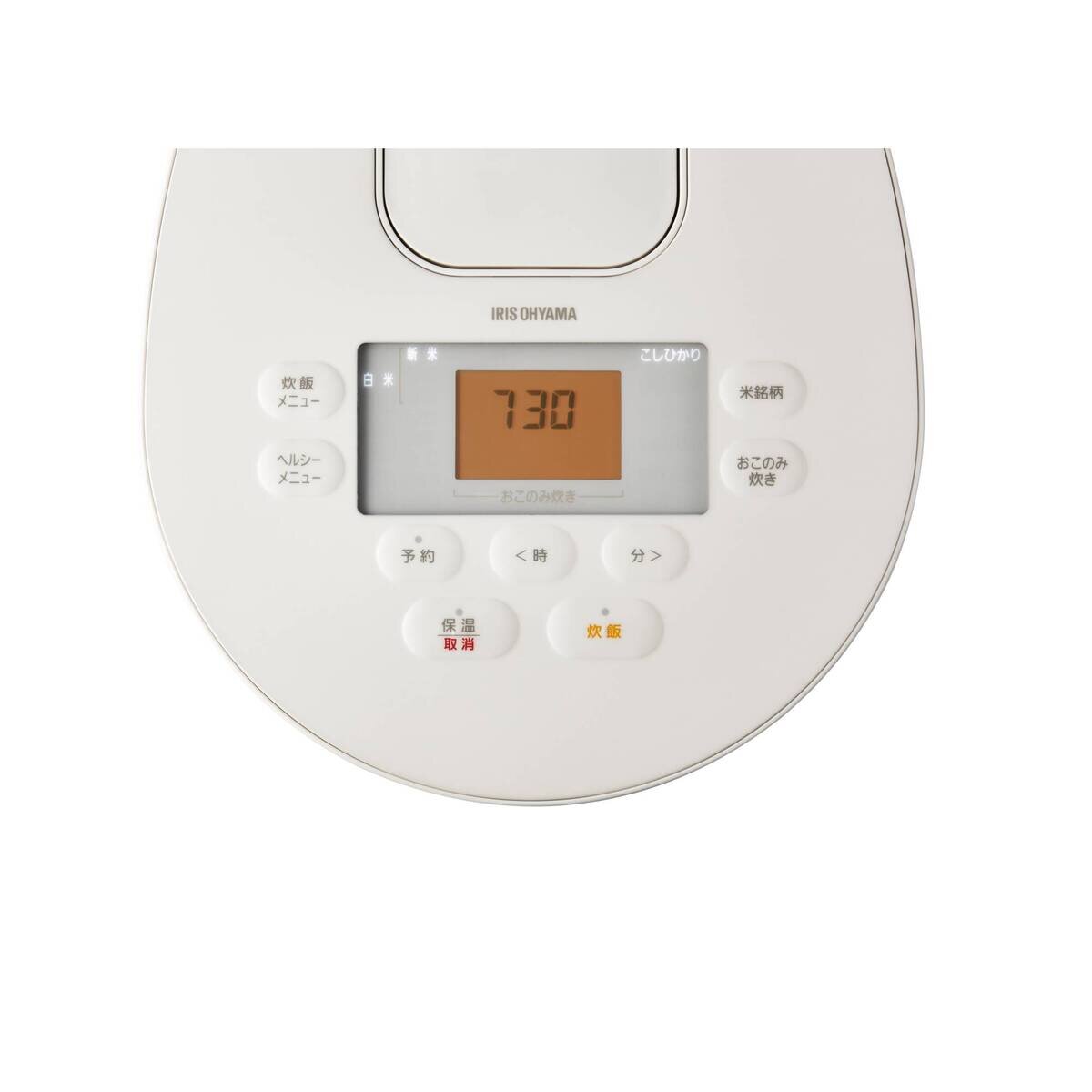 アイリスオーヤマ IHジャー炊飯器 5.5合 RC-IL50-W ホワイト