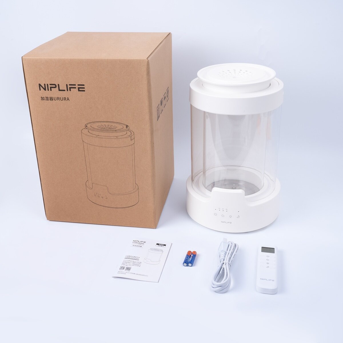 ニップライフ スチーム式加湿器 3.0L URURA NL-UR25W | Costco Japan