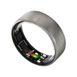 Ultrahuman Ring AIR + 2年間のUltrahuman X Membership付き, Raw Titanium スマートリング