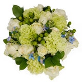 スプリングギフトブーケ ホワイト 母の日期間配送 お届け日5月10日～5月14日