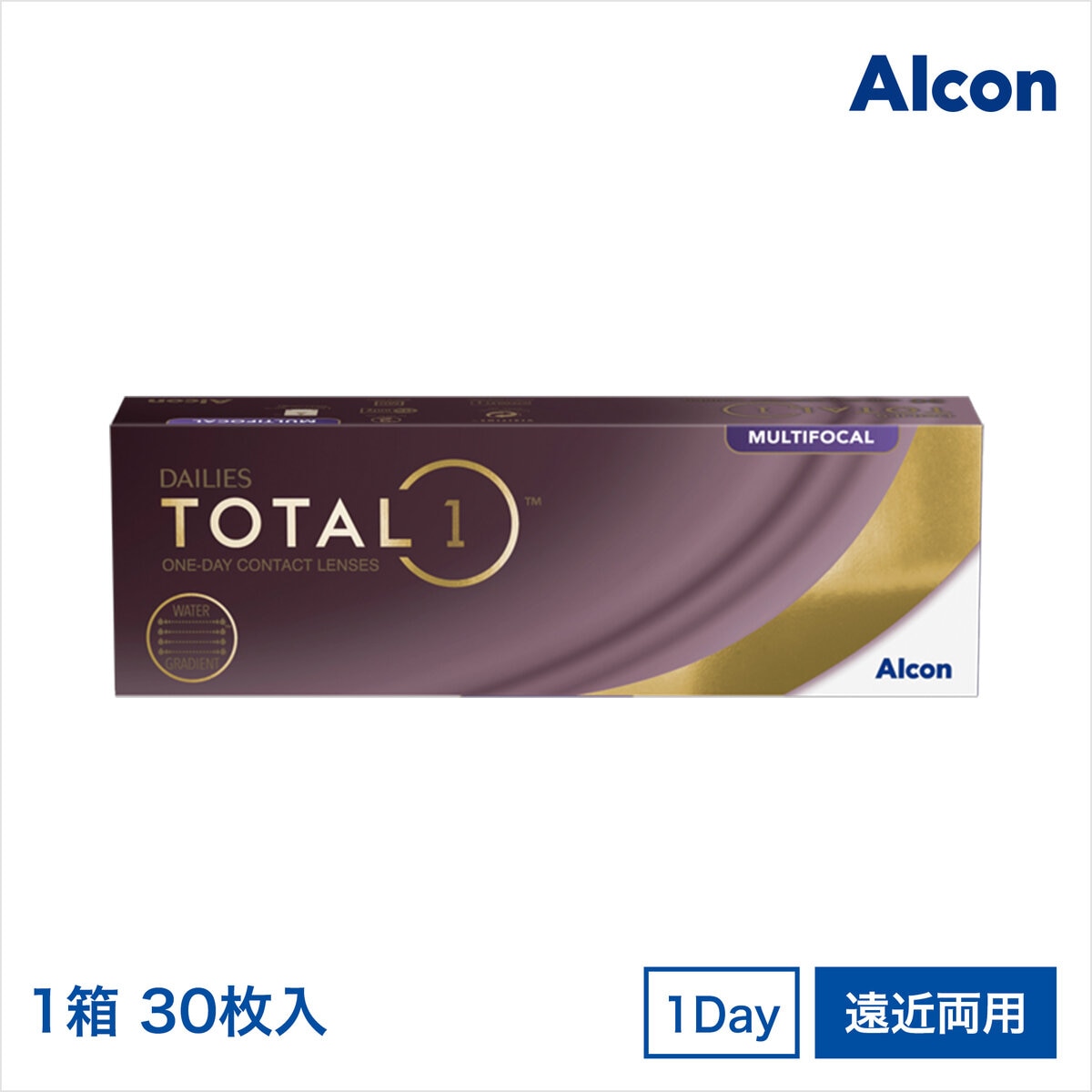 【処方指示書の提出が必要です】デイリーズ トータル ワン® マルチフォーカル 30枚入り (ベースカーブ 8.5)