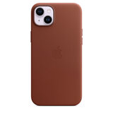 Magsafe対応 iPhone 14 Plus レザー ケース アンバー