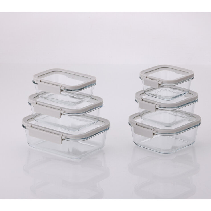 ネオフラム ガラス保存容器 12点