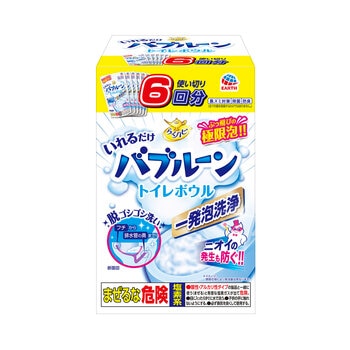 らくハピ いれるだけ バブルーン トイレボウル用 180g x 6個