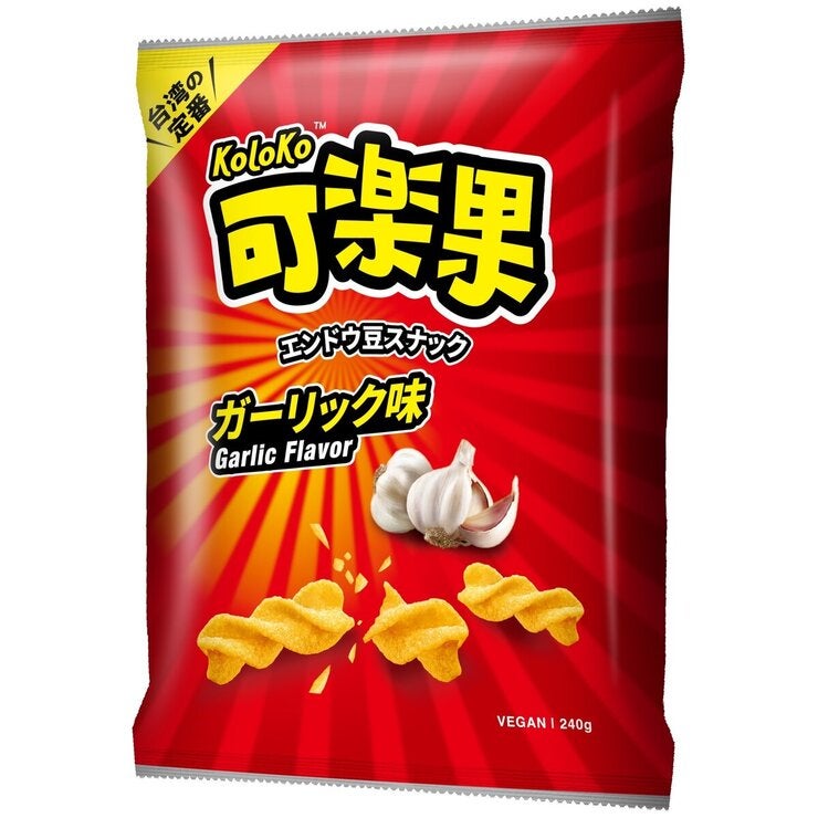 えんどう豆クラッカー ガーリック味 240g えんどう豆クラッカー ガーリック味 240g