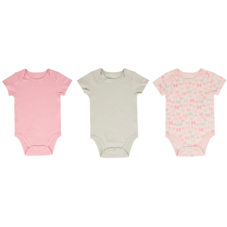 LE TOP ベビー ボデイースーツ 5枚組 バタフライ 9M