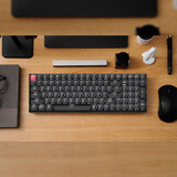 Keychron K4 Version 3 QMK ワイヤレスカスタム・メカニカルキーボード White LED プラスチックフレーム 赤軸 US配列 Keychron K4 Version 3 QMK ワイヤレスカスタム・メカニカルキーボード White LED プラスチックフレーム 赤軸 US配列