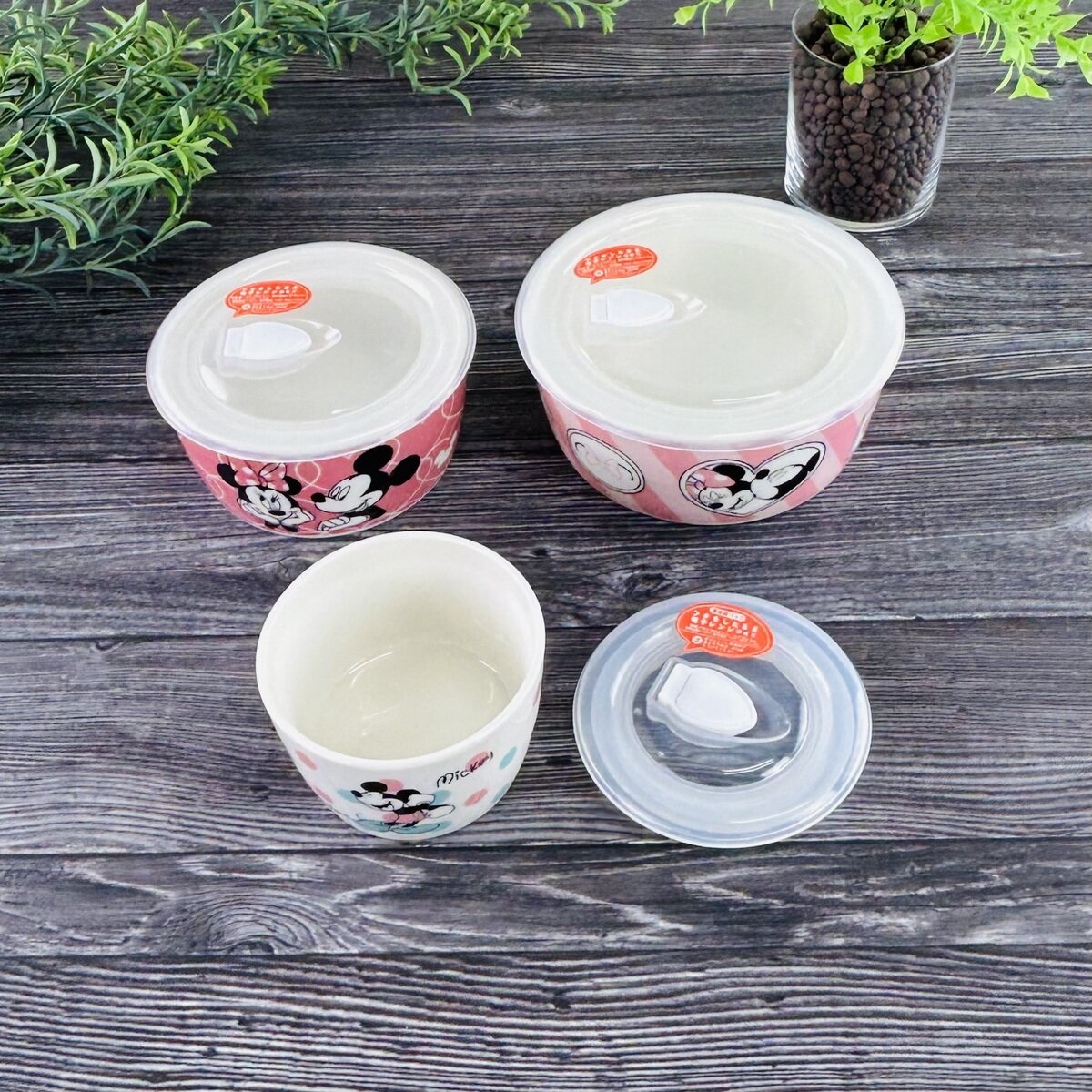 ミッキー＆ミニー 食品保存容器 3点セット | Costco Japan