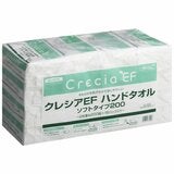 クレシア ハンドタオルソフト 200枚 x 16パック