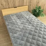 ロマンス小杉 ブラックシリカ 敷パッド 100cm x 205cm グレー