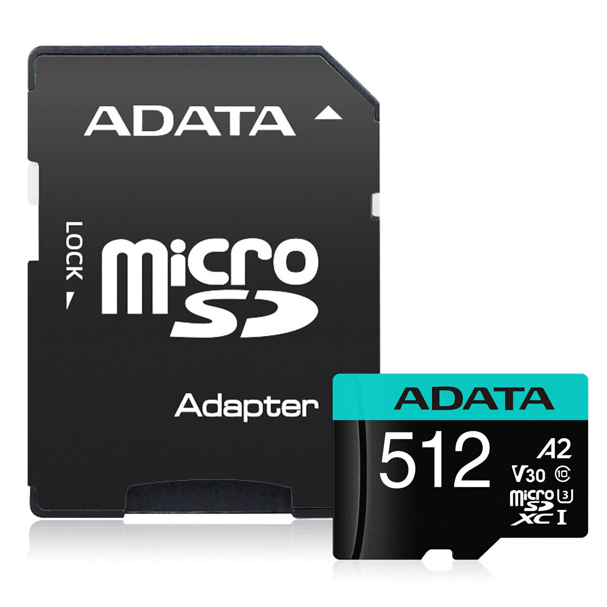 ADATA microSD 512GB UHS-I U3 V30S A2 AUSDX512GUI3V30SA2-RA1