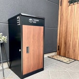 パイクスピーク 上開き宅配ボックス P0021 ライトウッド