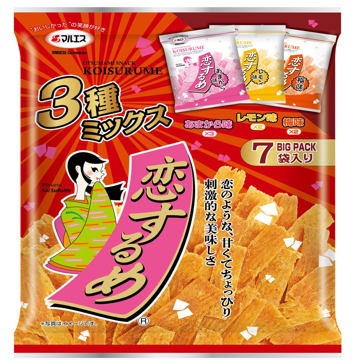 DRIED SQUID ASORT 25g x 7pc