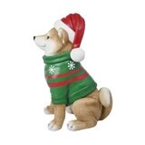 柴犬のクリスマス オブジェ 約66cm