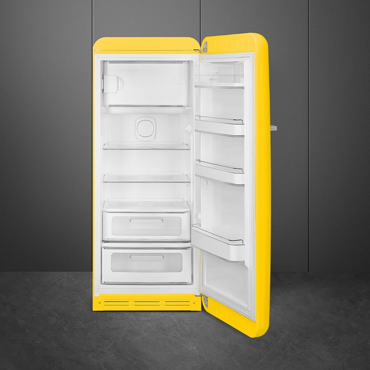 SMEG 270L 冷蔵庫 FAB28RYW5JP イエロー