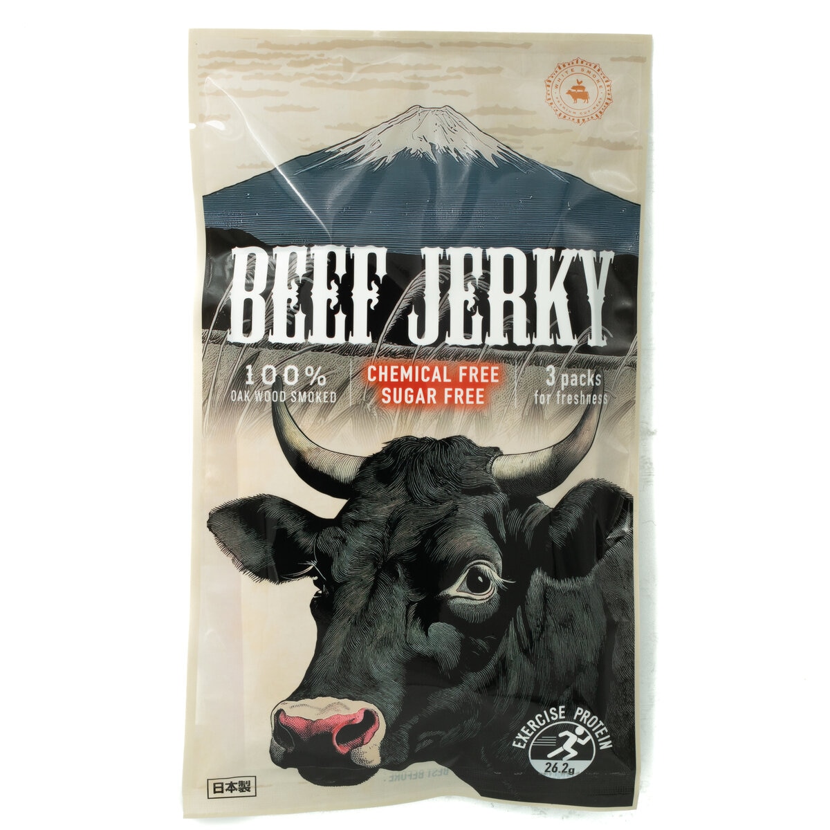 ホワイト スモーク ビーフジャーキー 300g