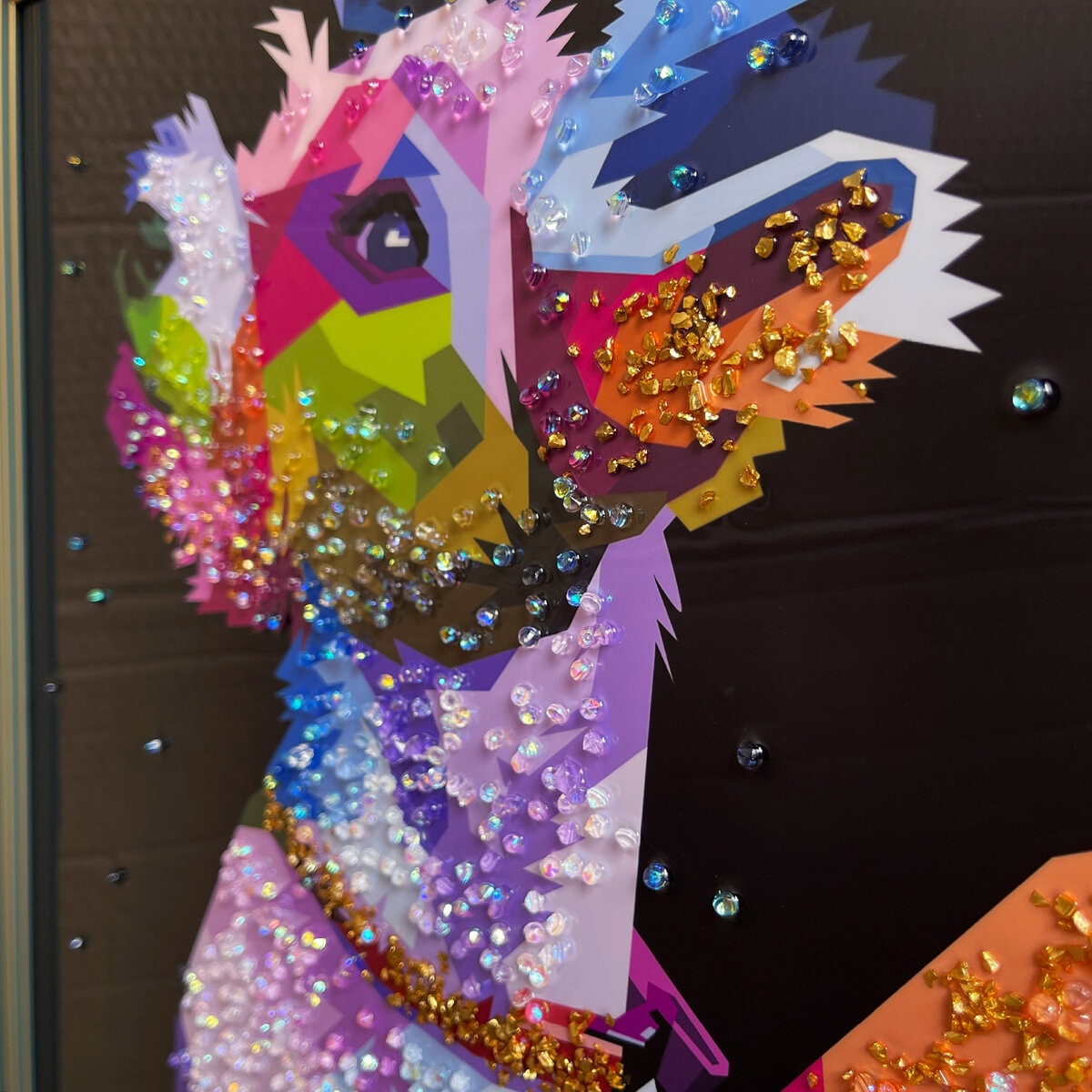 クリスタルアート サクラ 54 x 64cm