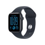 Apple Watch SE 3 GPS+Cellular 40mmミッドナイトアルミニウムケースとネイビーブルースポーツバンド - S/M