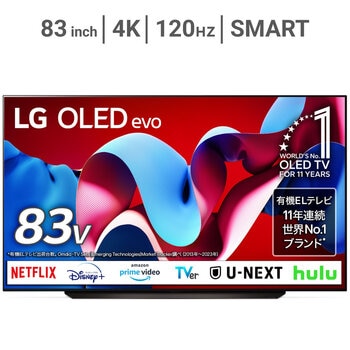 LG 83インチ 4K 有機ELテレビ OLED83C4PJA