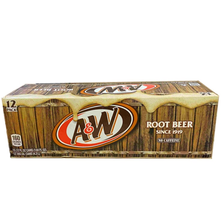 A&W ルートビア 355ml x 12缶 A&W ルートビア 355ml x 12缶
