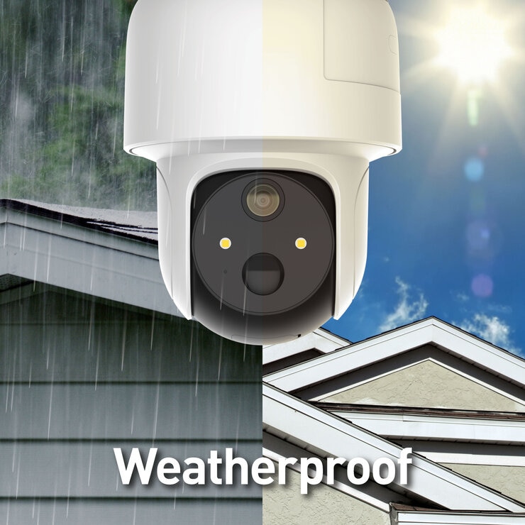 Swann（スワン）4K Wi-Fiバッテリー駆動 PT セキュリティカメラ ソーラーパネル＆64GB SDカード付属