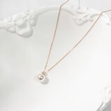 18Kイエローゴールド アコヤパール 6.5mm ネックレス