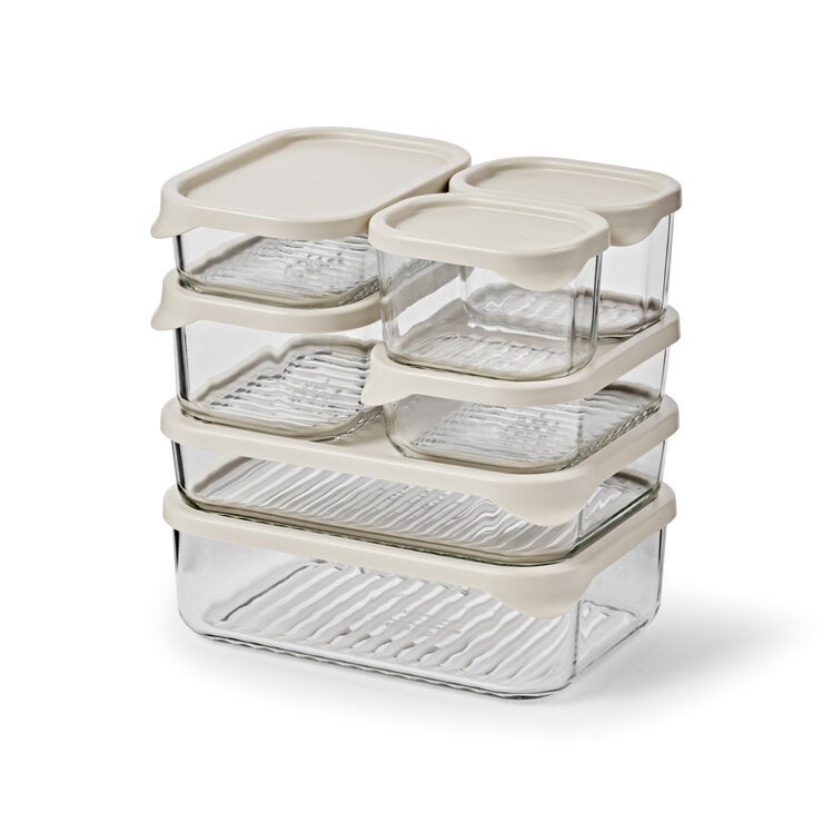 グラスロック ガラス食品保存容器 モジュラー 14点セット グラスロック ガラス食品保存容器 モジュラー 14点セット