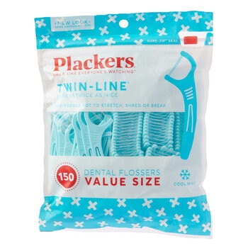 プラッカーズ デンタルフロス ダブルクリーンミント 150本