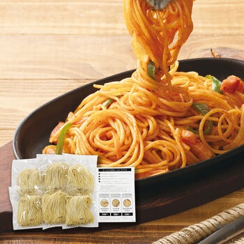 築地ばんや 生パスタ スパゲッティ (麺のみ) 120g x 6食