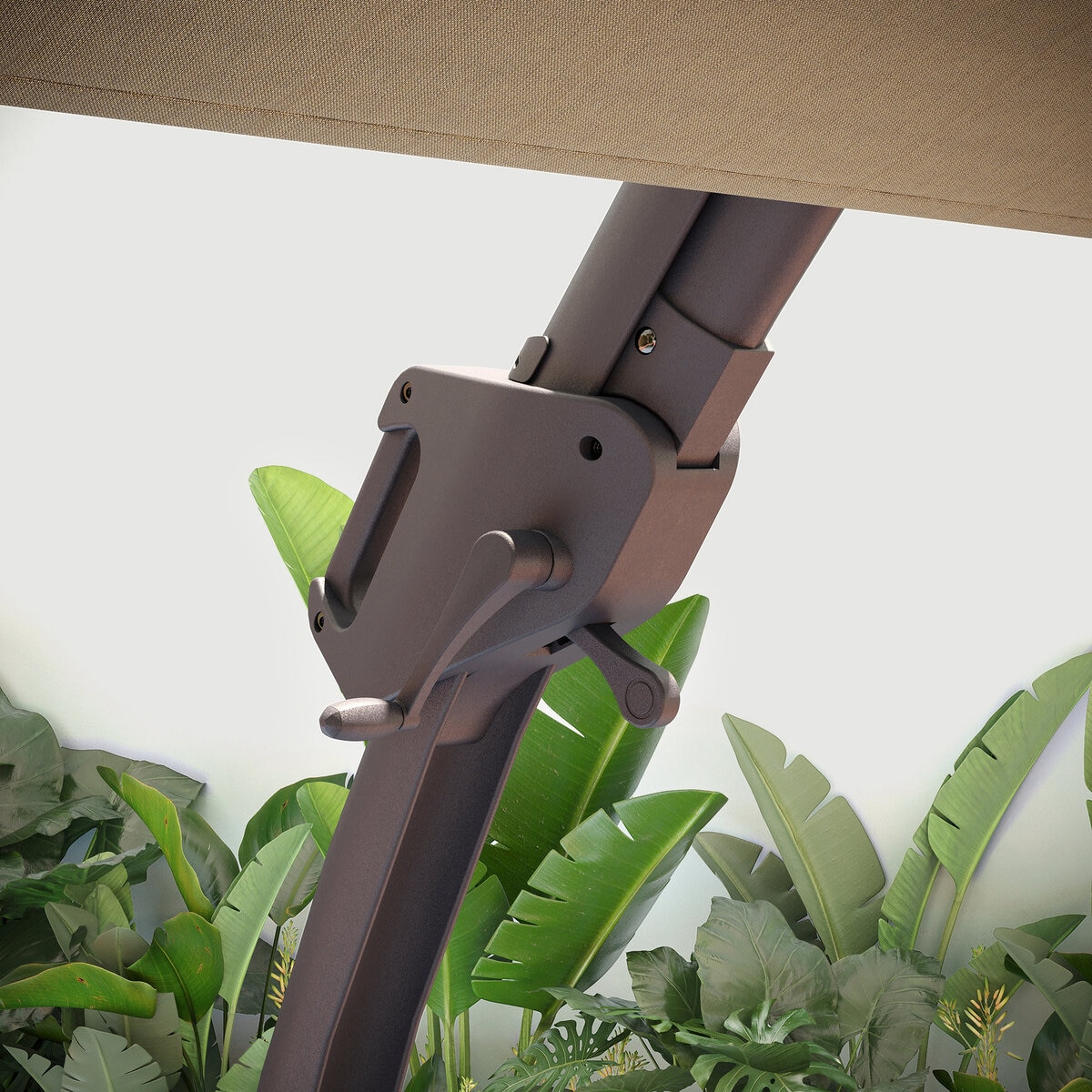 シーズンズセントリー 11.5フィート (3.3m) ヨーロッパ風 カンチレバー パラソル シーズンズセントリー 11.5フィート (3.3m) ヨーロッパ風 カンチレバー パラソル