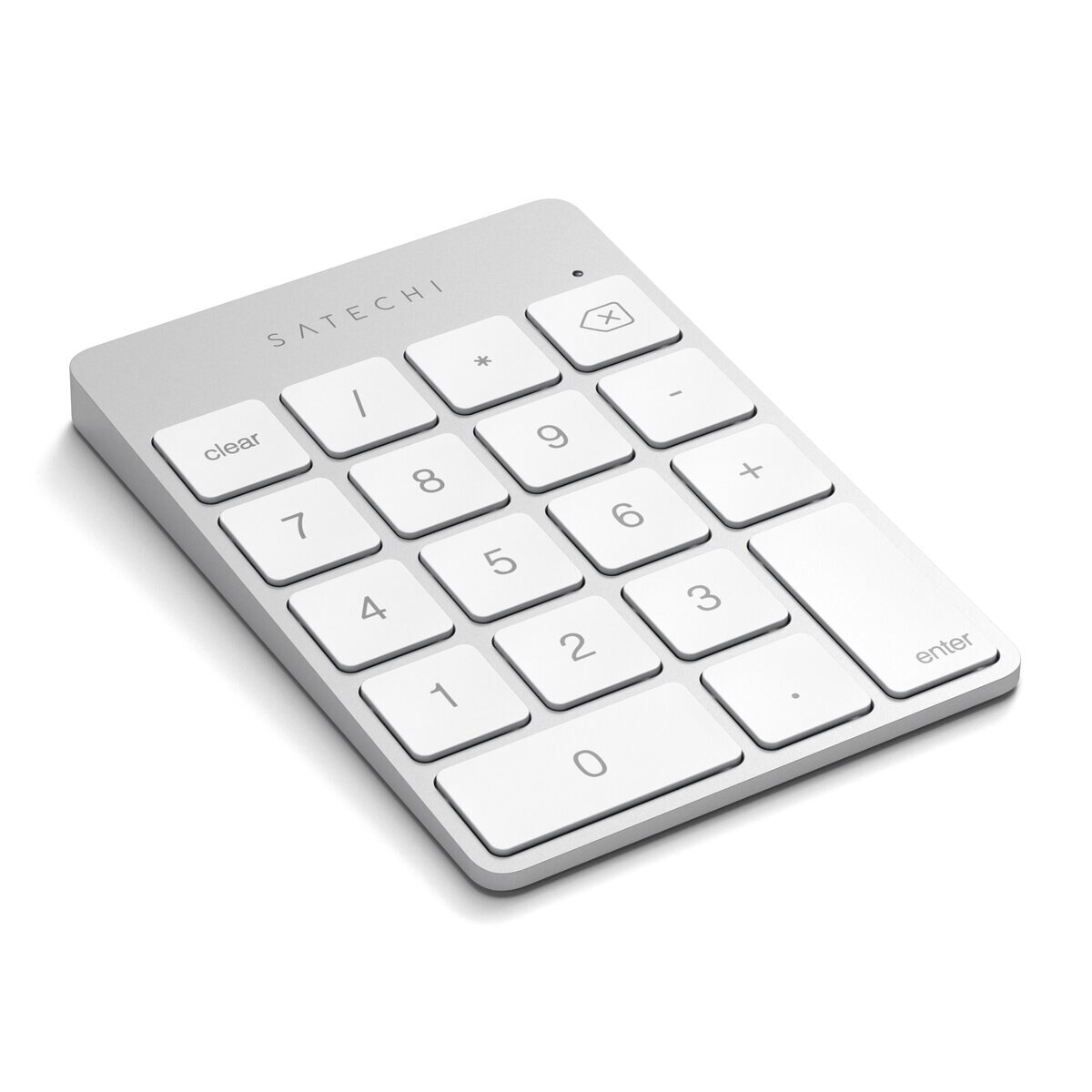 Satechi アルミニウム スリム充電式Bluetoothキーパッド シルバー