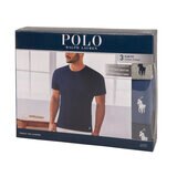 ポロ ラルフローレン メンズ クルーネック Tシャツ 3枚組 グレー/ブルー/ネイビー M