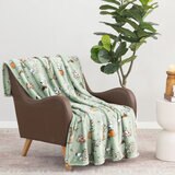 スヌーピー 大判ひざ掛け 152cm x 177cm グリーン