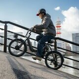 CAPTAIN STAG E BAGIE 電動アシスト自転車 マット ブラック