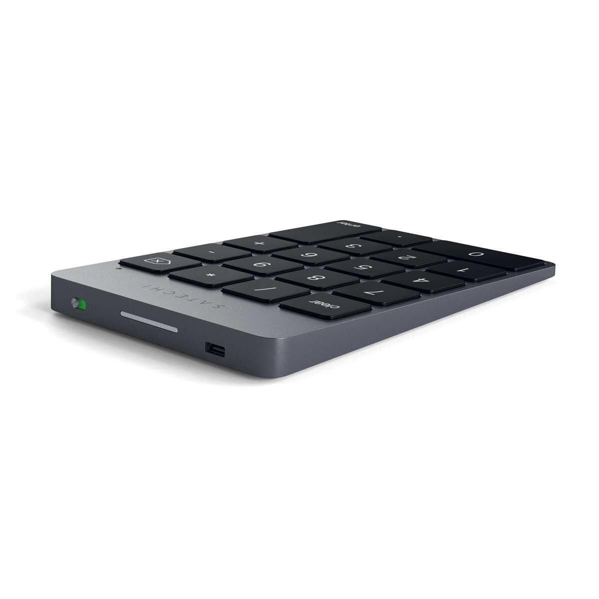 Satechi アルミニウム スリム充電式Bluetoothキーパッド スペースグレー