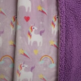 Sherpa ベビーブランケット 88x114cm ユニコーン
