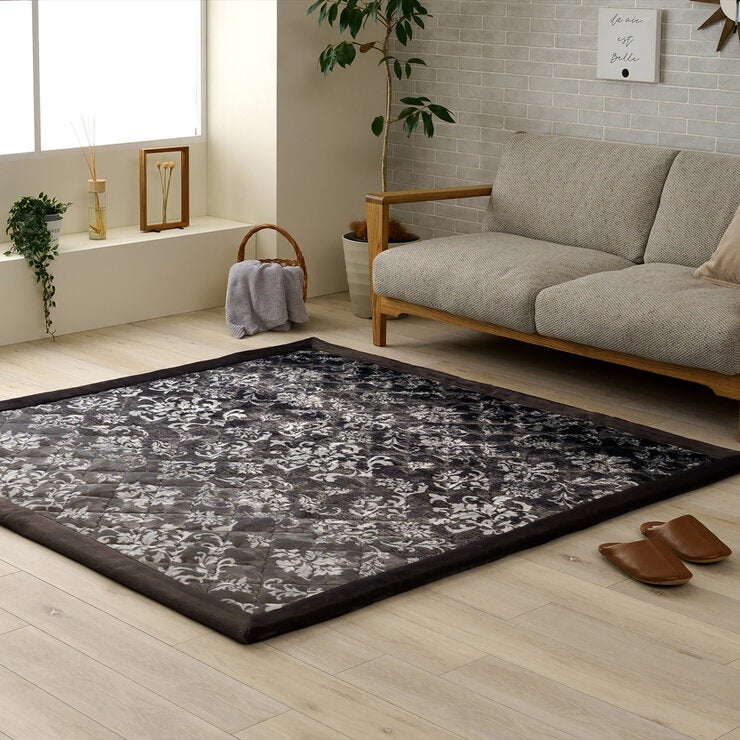 遮熱効果エチレンシート&蓄熱わた ダブルの効果でもっと暖かラグ モーカム 200X240cm 遮熱効果エチレンシート&蓄熱わた ダブルの効果でもっと暖かラグ モーカム 200X240cm