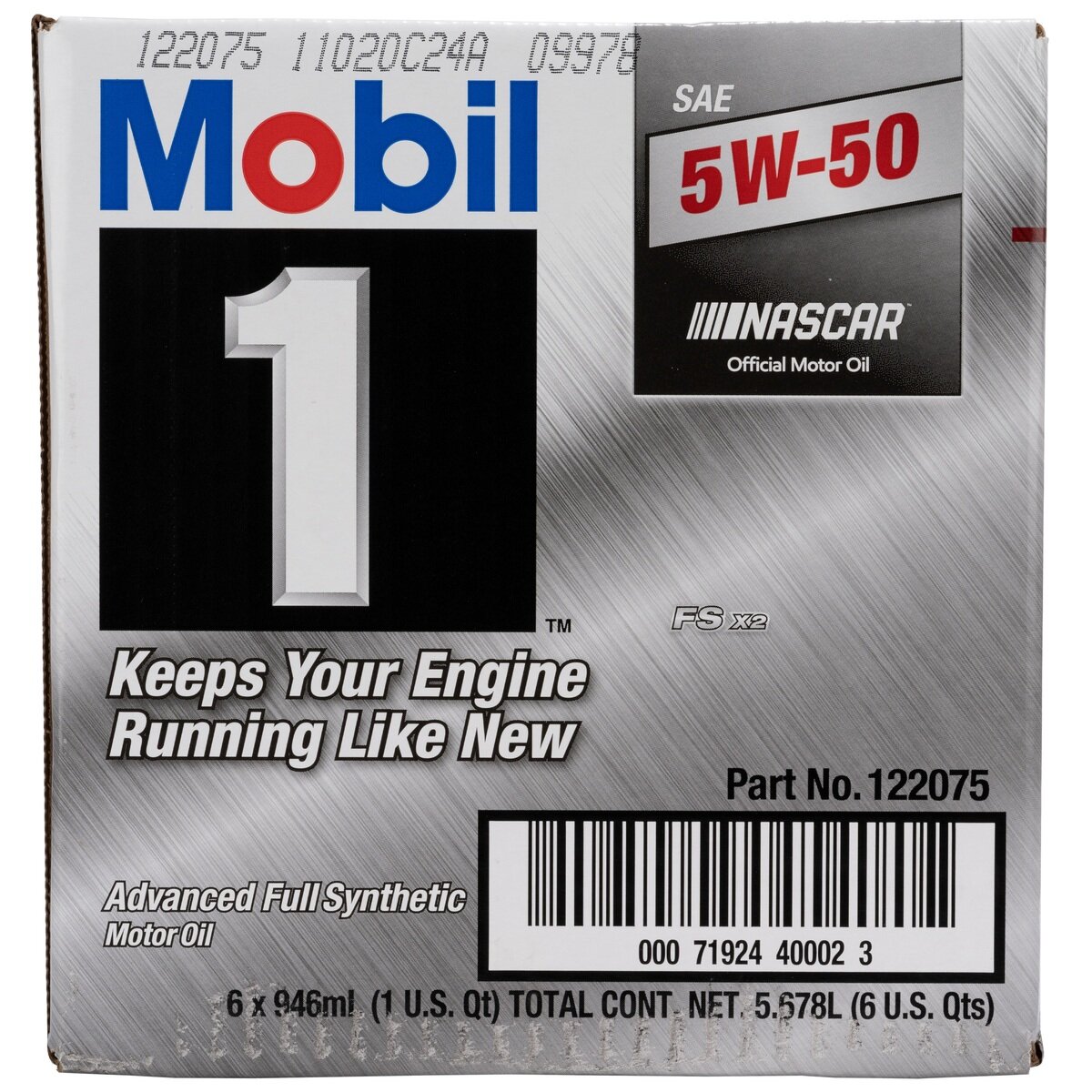 モービル 1 エンジンオイル 5W50 946 ml x 6本 Costco Japan