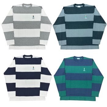 テディベア メンズ 長袖Tシャツ