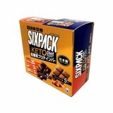 SIXPACK KETO Diet サポートプロテインバー 10本入 (チョコナッツ味5本 + キャラメル味5本)