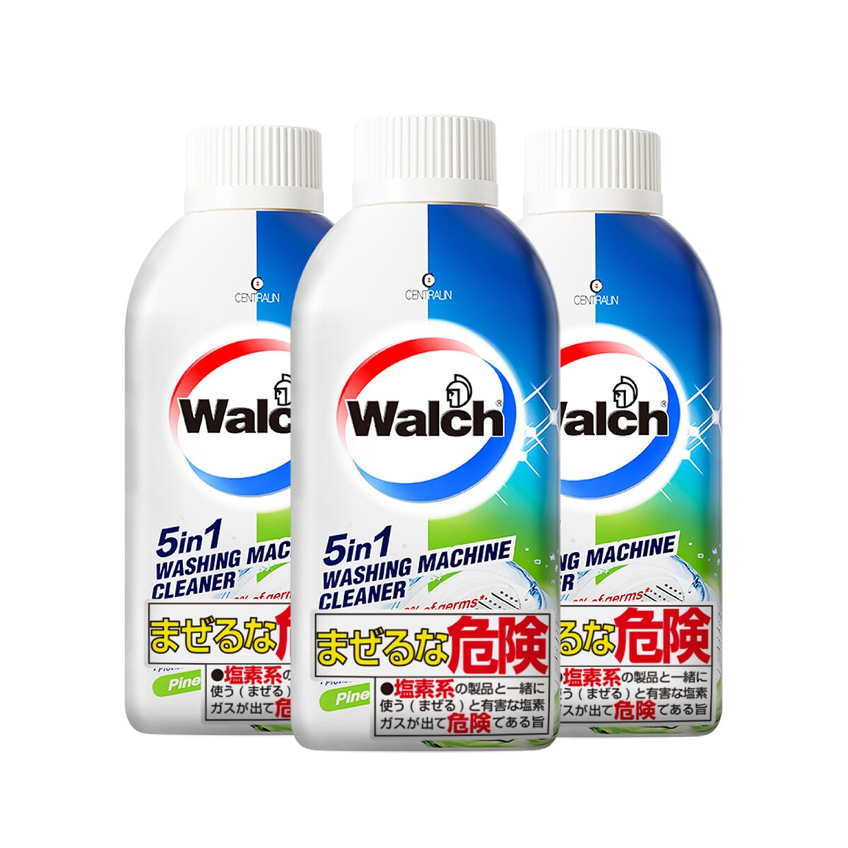 Walch（ウォルシュ）洗濯槽クリーナー (パイン/グリーン) 3本セット