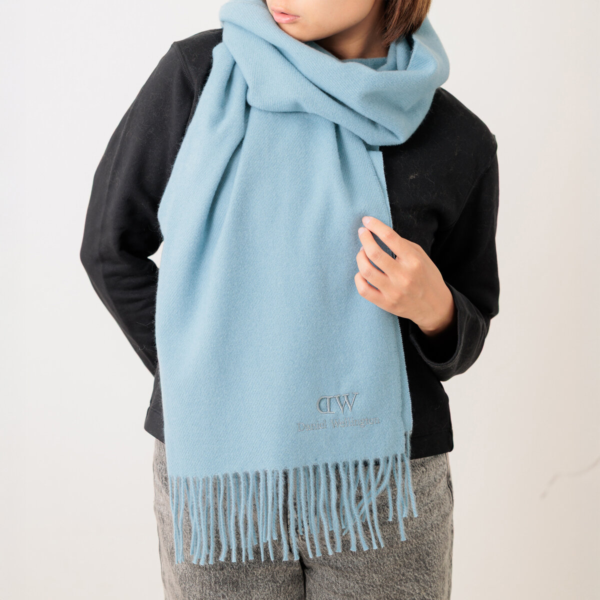 ダニエルウェリントン ストール 180cmx60cm ブルー ダニエルウェリントン ストール 180cmx60cm ブルー