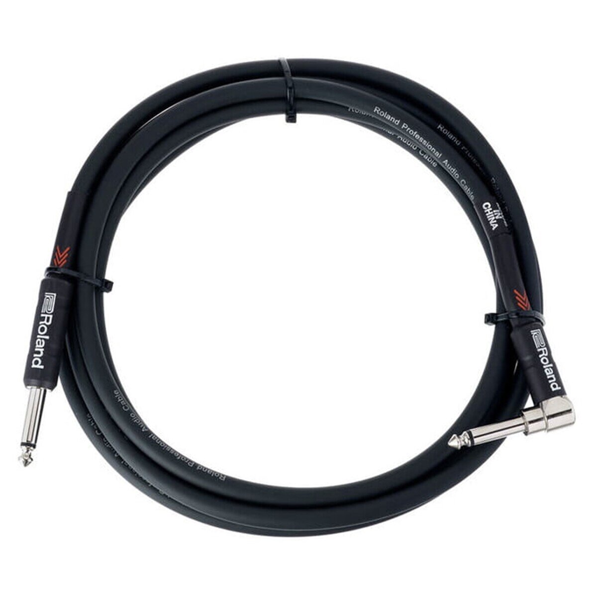 ローランド 楽器用ケーブル Blackシリーズ 3m 片L字型 RIC-B10A