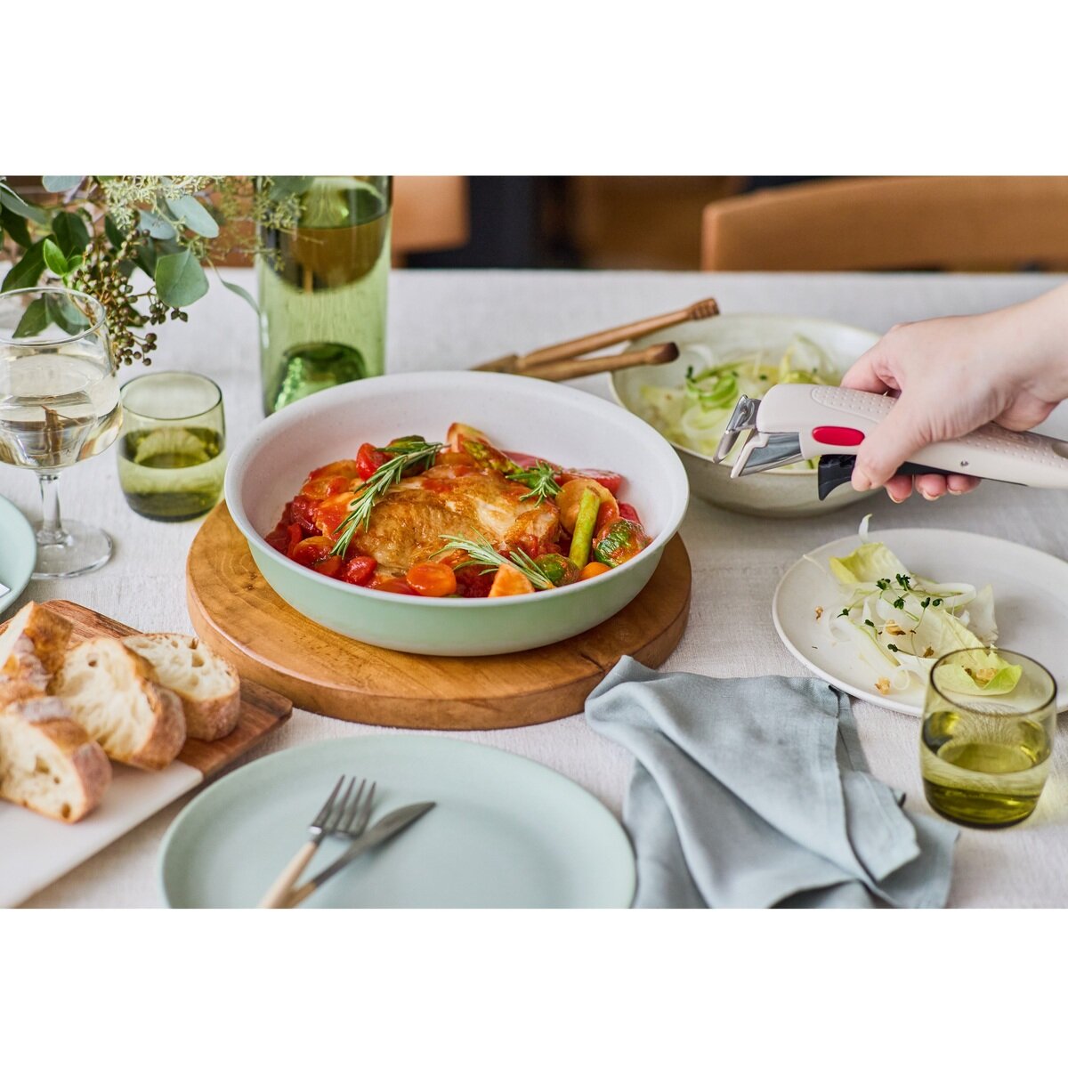 ティファール インジニオ コクーン パイングリーン フライパンセット 8点セット 楽天市場】[選べる特典付き] グリーンパン クリックシェフ 8点セット