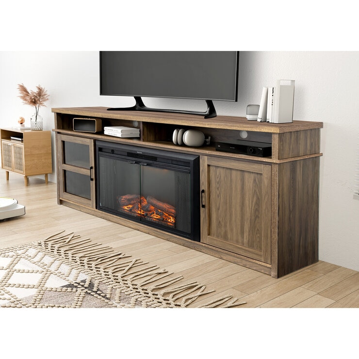 luxstar 暖炉型テレビボード ヒーター付き