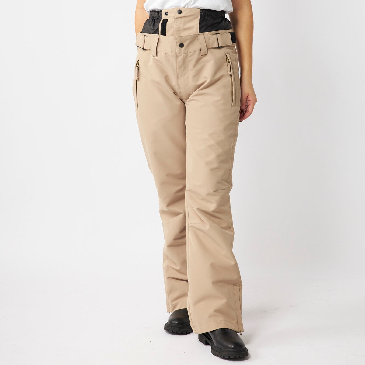 オーシャンパシフィック レディース スノー パンツ ベージュ L