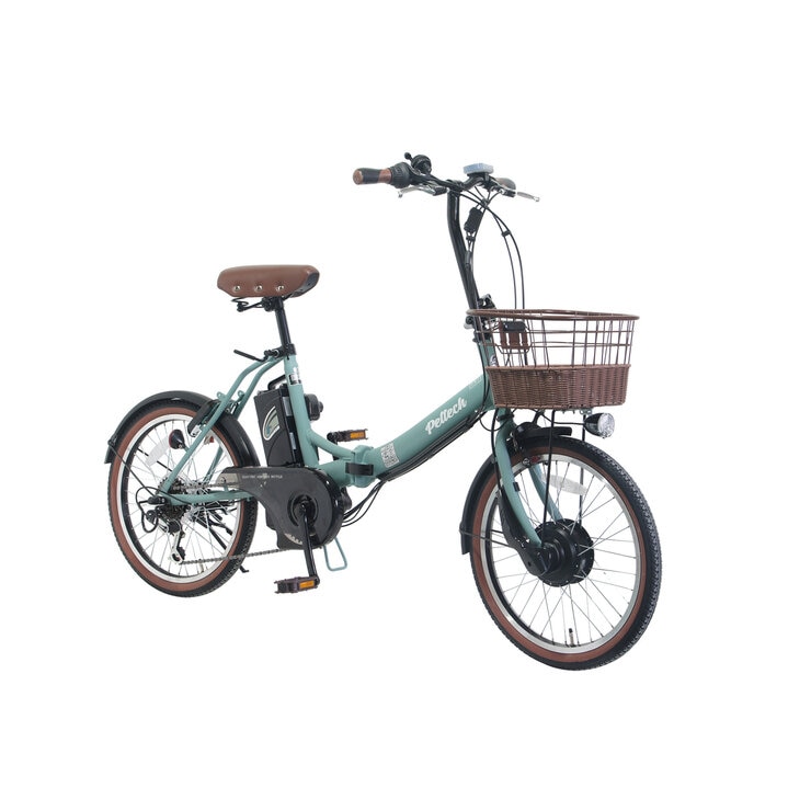 コストコの折り畳み自転車売ります：値下げしました ペルテック 20インチ 折り畳み電動アシスト自転車 TDN-206L ホワイト