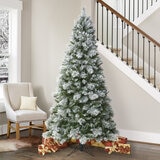 グリッター クリスマスツリー 高さ228センチ LEDライト600球