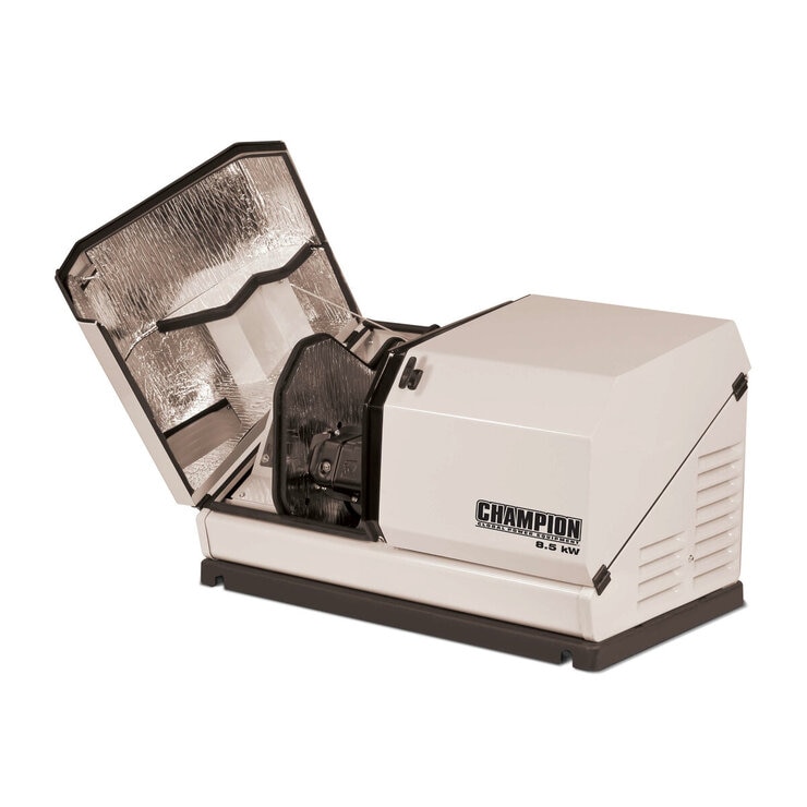 チャンピオン 常用/非常用ガス発電機 60Hz / 50Hz 単相 最大出力8.5kW